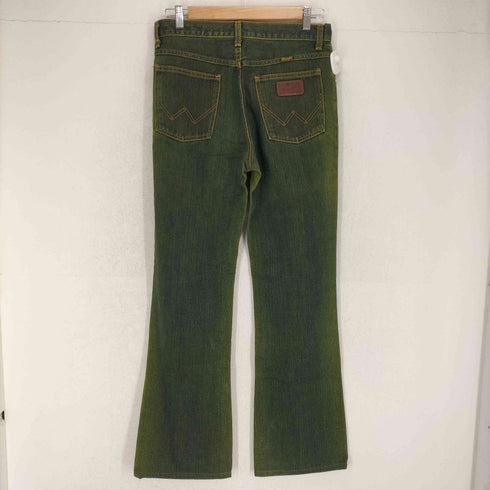 ラングラー Wrangler Y2K 後染め フレアデニムパンツ レディース 68cm