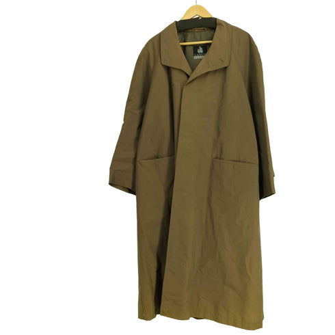 ランバンスタジオ LANVIN Studio ナイロン混 コットン 比翼 チェスターコート レディース R48-45