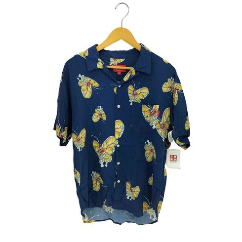 シュプリーム Supreme GONZ BUTTERFLY RAYON SHIRT ゴンズ バタフライ レーヨンオープンカラー 半袖シャツ メンズ M