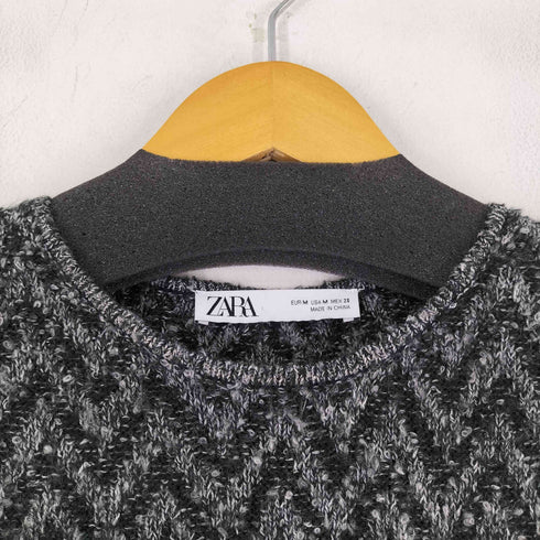ザラ ZARA ノースリーブニットワンピース レディース import:M