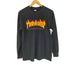 スラッシャー THRASHER フレイムロゴ 長袖カットソー メンズ M