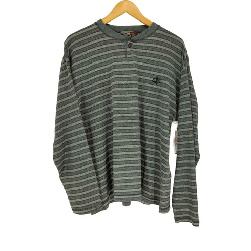 ZONZ MADE IN USA ヘンリーネックボーダーカットソー メンズ L