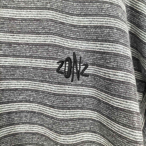 ZONZ MADE IN USA ヘンリーネックボーダーカットソー メンズ L