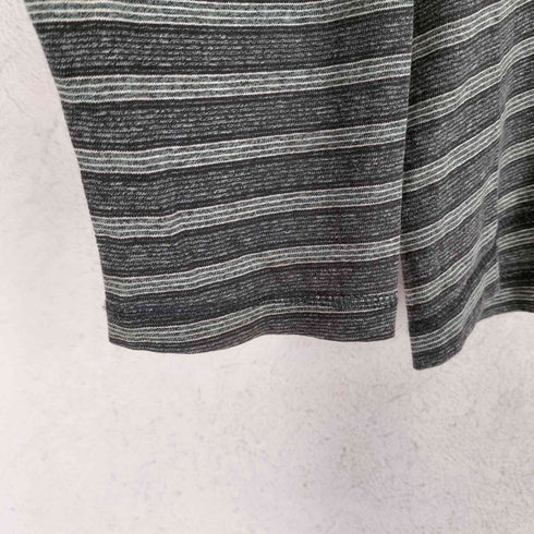 ZONZ MADE IN USA ヘンリーネックボーダーカットソー メンズ L