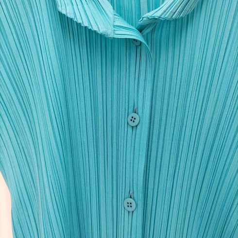 プリーツプリーズイッセイミヤケ PLEATS PLEASE ISSEY MIYAKE 16AW プリーツノースリーブ ブラウス レディース JPN:3