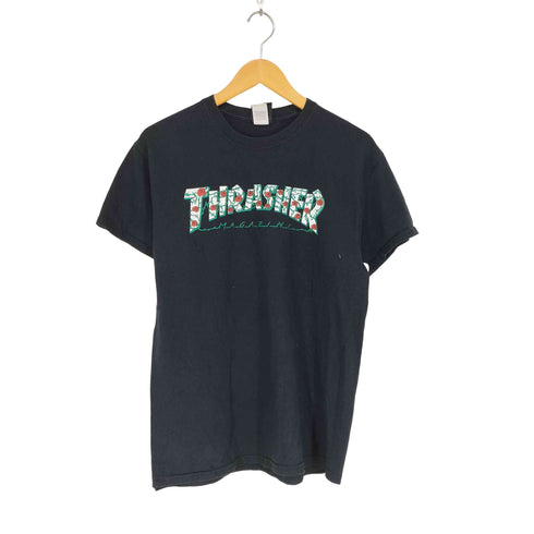 スラッシャー THRASHER バラモチーフロゴ Tシャツ メンズ M