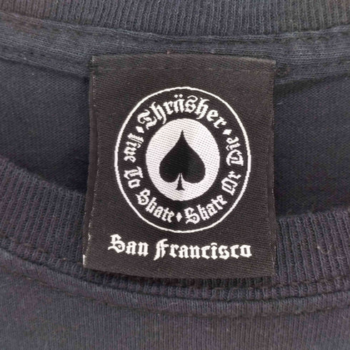 スラッシャー THRASHER バラモチーフロゴ Tシャツ メンズ M