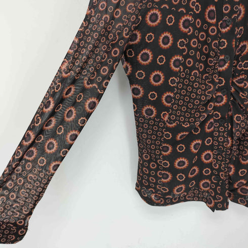 デシグアル Desigual パッチワーク ギャザーTシャツ レディース import:L