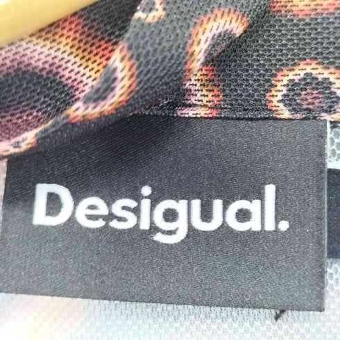 デシグアル Desigual パッチワーク ギャザーTシャツ レディース import:L