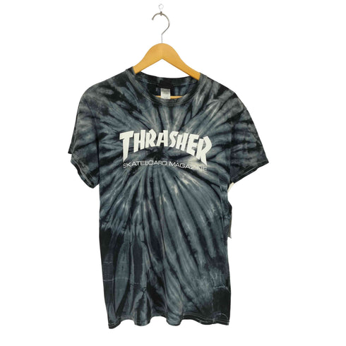 スラッシャー THRASHER ロゴプリントタイダイTシャツ メンズ M