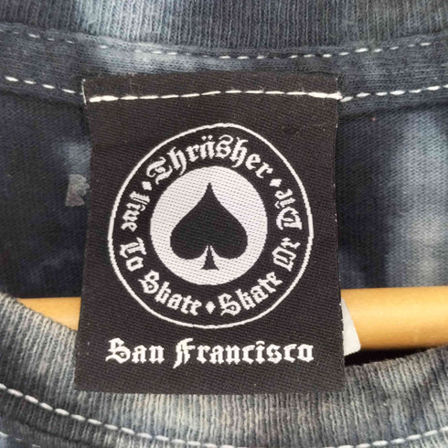 スラッシャー THRASHER ロゴプリントタイダイTシャツ メンズ M