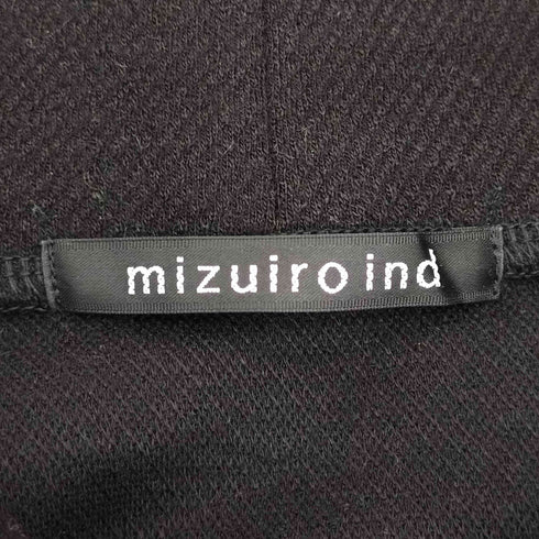 ミズイロインド mizuiro ind ビッグカラーセーター レディース