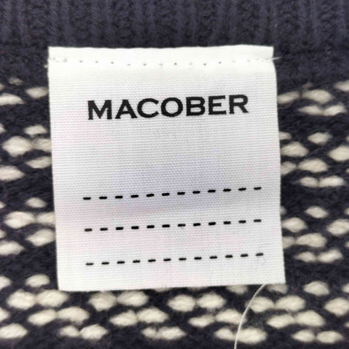 マコバ macober 別注バーズアイニット レディース