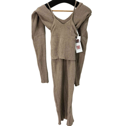 ランデブー randeboo Layered knit op レディース FREE