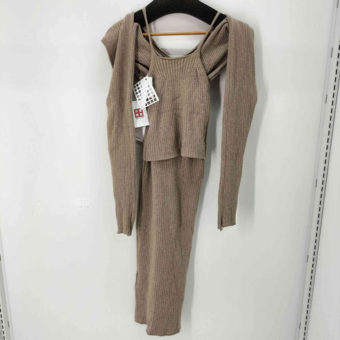 ランデブー randeboo Layered knit op レディース FREE