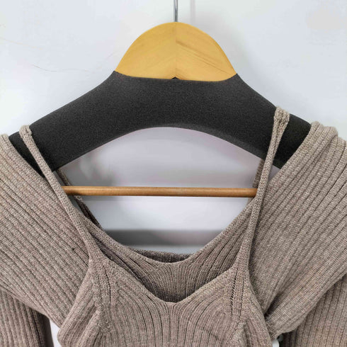 ランデブー randeboo Layered knit op レディース FREE