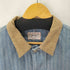 ポロラルフローレン POLO RALPH LAUREN 90s made in usa 襟コーデュロイ ヘリンボーンデニムジャケット メンズ JPN:XL