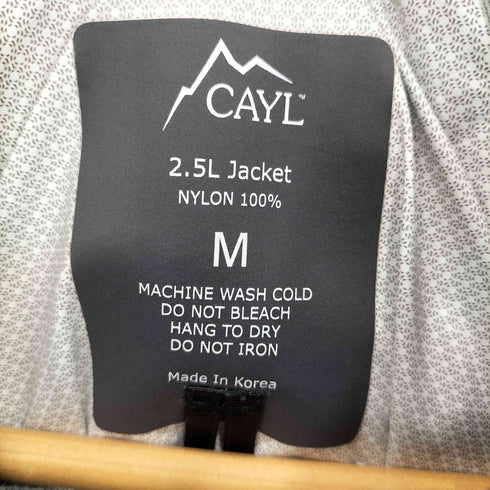 CAYL 2.5L DOUBLE ZIP JACKET ナイロン シェル ジャケット メンズ M