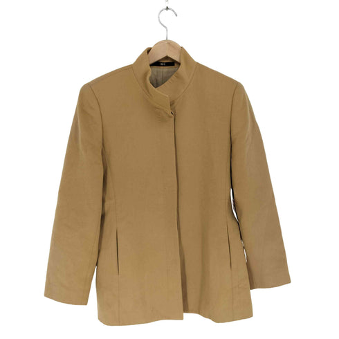 ダックス DAKS カシミヤ100 スタンドカラーコート レディース