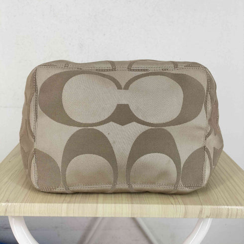 コーチ COACH シグネチャーロゴ エナメルハンドルトートバッグ レディース