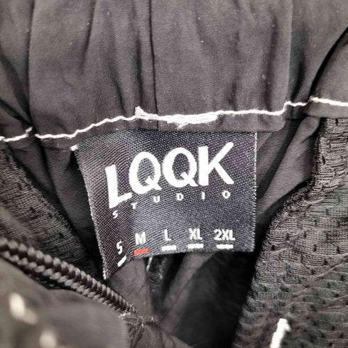 ルックスタジオ LQQK STUDIO MOTORCYCLE SHORTS モーターサイクル ショーツ ナイロン ショートパンツ メンズ M