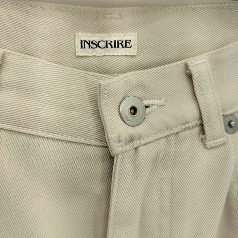 アンスクリア INSCRIRE E C Loose Fit Pants ワイド チノパンツ メンズ 30