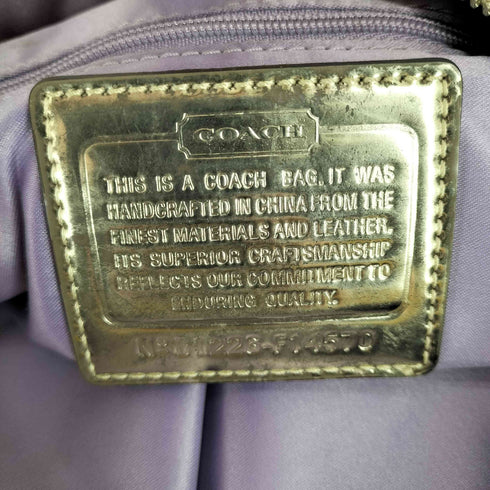 コーチ COACH シグネチャーロゴショルダーバッグ レディース