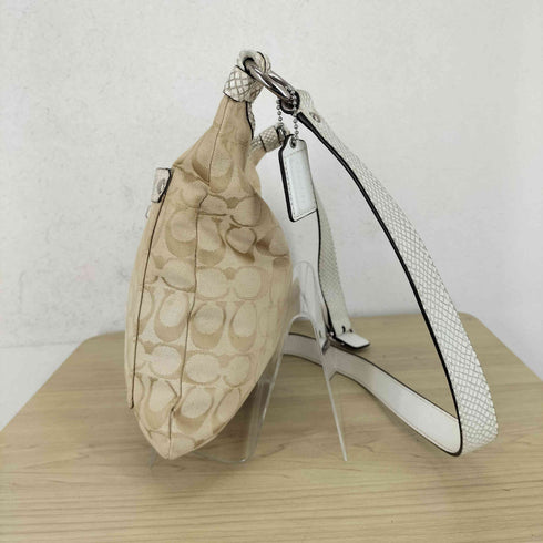 コーチ COACH シグネチャーロゴ キャンバスショルダーバッグ レディース