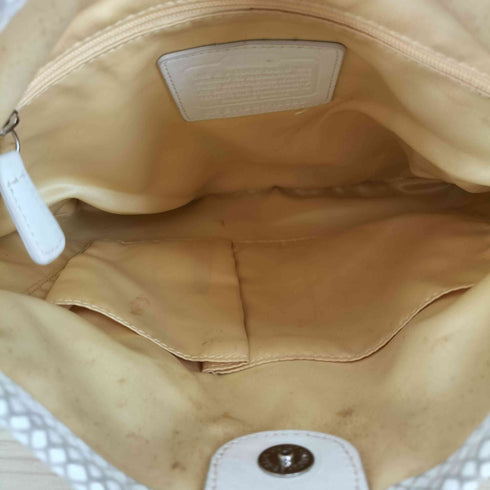 コーチ COACH シグネチャーロゴ キャンバスショルダーバッグ レディース