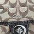 コーチ COACH シグネチャーロゴ キャンバスショルダーバッグ レディース