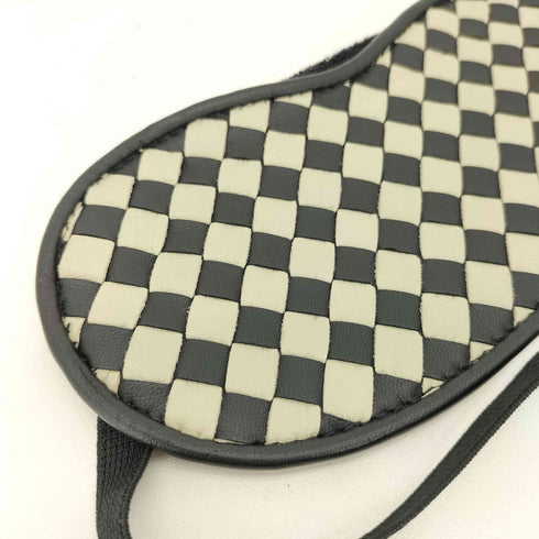 ボッテガヴェネタ BOTTEGA VENETA INTRECCIATO LEATHER EYE MASK イントレチャート レザー アイマスク メンズ