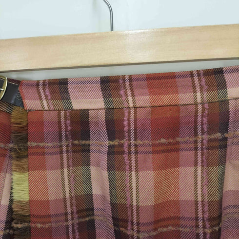 アクアスキュータム AQUASCUTUM チェック キルトスカート レディース