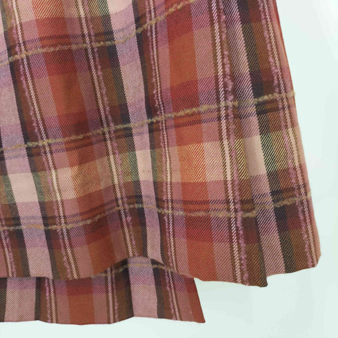 アクアスキュータム AQUASCUTUM チェック キルトスカート レディース
