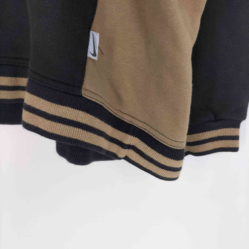 ナイキ NIKE 90S 白タグ スウッシュ 刺繍 ハーフジップ プルオーバー スウェット メンズ import:XL