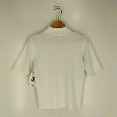 アニエスベー agnes b. PARIS 19AW ハイネック ストレッチ 五分袖 Tシャツ レディース JPN:3