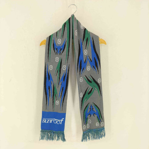 サンルーフ sunroof SRF racing car decal graphic reversible knit muffler リバーシブル マフラー メンズ