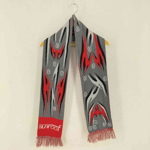 サンルーフ sunroof SRF racing car decal graphic reversible knit muffler リバーシブル マフラー メンズ