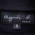 アニエスベー agnes b. PARIS 19AW ハイネック ストレッチ 五分袖 Tシャツ レディース JPN:3
