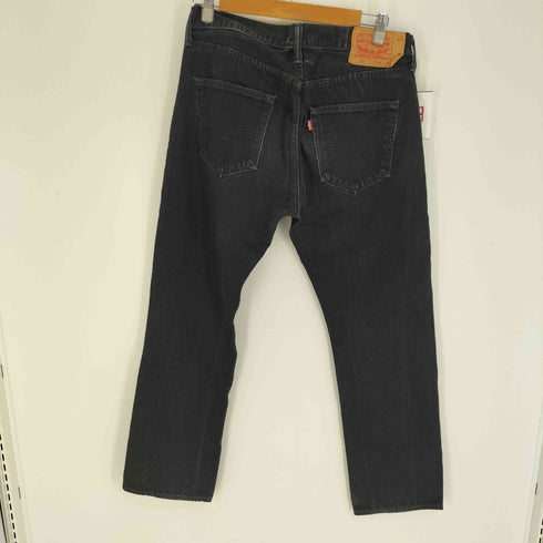 リーバイス Levis 501 ボタンフライ ストレート デニムパンツ ブラックデニム メンズ W33L30