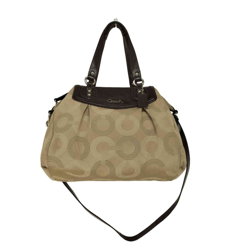 コーチ COACH Cロゴ エナメル切り替えショルダーバッグ レディース