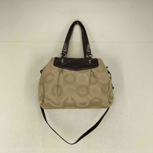 コーチ COACH Cロゴ エナメル切り替えショルダーバッグ レディース