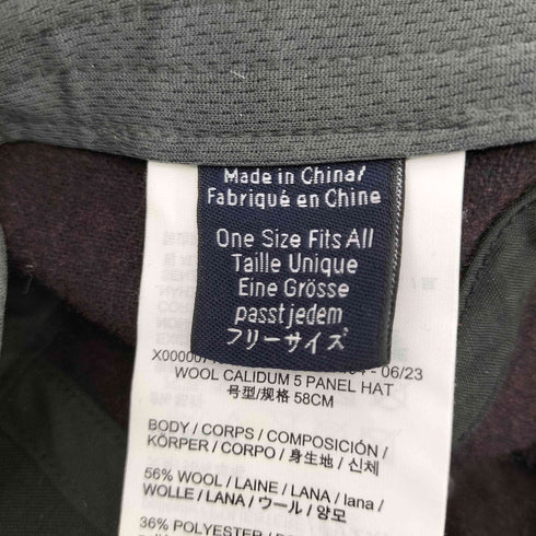 アークテリクス ARCTERYX Wool Calidum 5 Panel Hat メンズ FREE