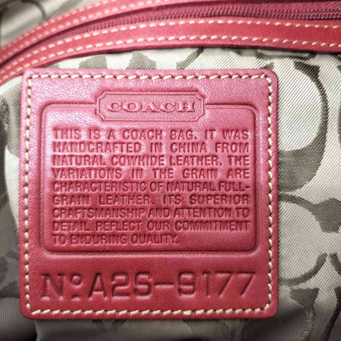 コーチ COACH オールレザーショルダーバッグ レディース