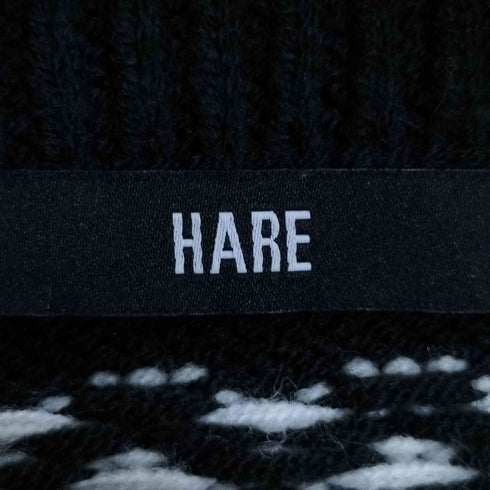 ハレ HARE ベロアラインノルディックカーディガン レディース FREE