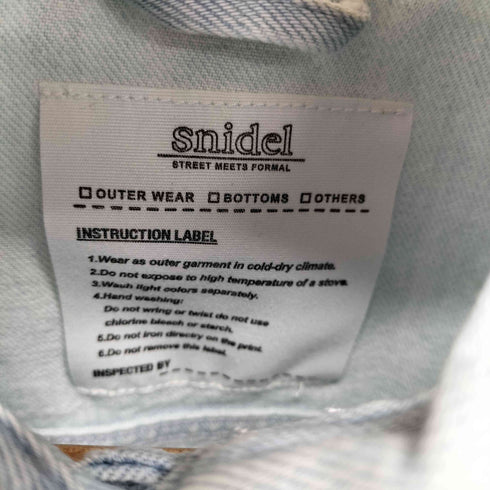 スナイデル snidel デニムジャケット レディース