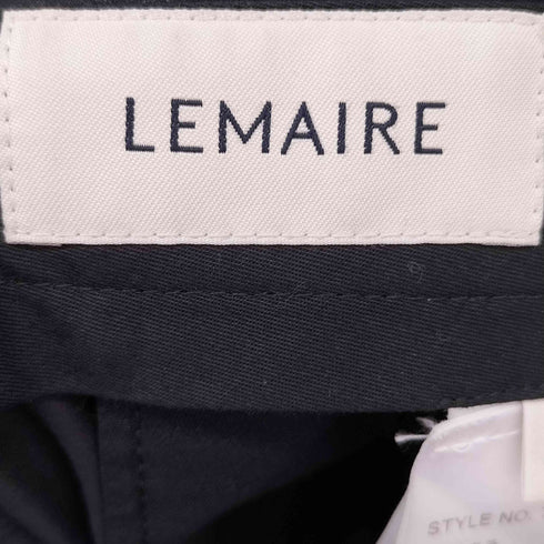 ルメール LEMAIRE コットンシルク混サイドバックルパンツ メンズ 44