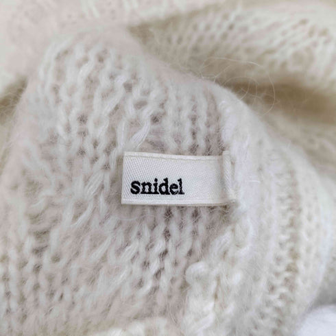 スナイデル snidel オフショル ケーブルタートルネックニット レディース