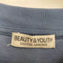 ビューティーアンドユースユナイテッドアローズ BEAUTY & YOUTH UNITED ARROWS ダブルフェイス ジオメ コンフォート クルーネック Tシャツ メンズ JPN:L