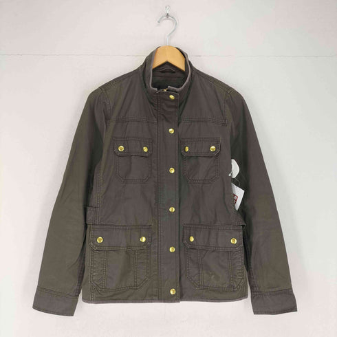 ジェイクルー J.CREW オイルドコットンフィールドジャケット レディース S