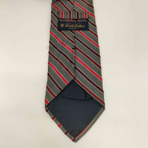 ブルックスブラザーズ BROOKS BROTHERS MAKERS USA製 ストライプ シルクネクタイ メンズ